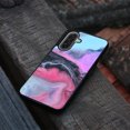 thumbnail image 4 of WIRESTER Shockproof Soft Rubber Cover Case for Samsung Galaxy A17 5G 6.7" 2025, Colorful Marble, 4 of 5