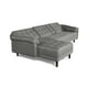 thumbnail image 5 of Sala Modular Sofá Cama Makora Lino Gris Claro Modelo Mosley Reversible, 5 of 9