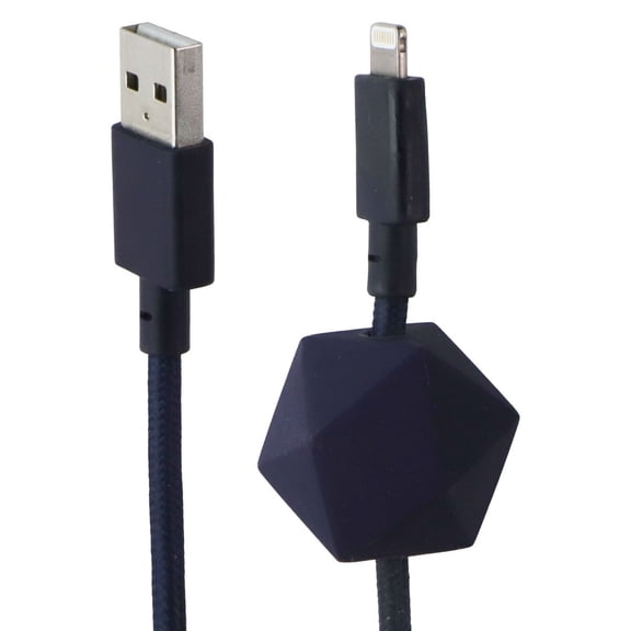Open Box Native Union (6.5-Foot) Desk Cable - USB-A to Lightning (8-Pin) - Blue