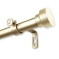 thumbnail image 2 of Domovina Coronet 1" Curtain Rod-Color:Light Gold,Size:48"-84", 2 of 2