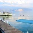 thumbnail image 3 of HALLOLURE 9X6FT Floating Water Pad Mat 3-Layer XPE Foam Roll-Up Floating Island for Pool Lake Ocean Boat Beach, Weight Capacity 310 lbs, 3 of 9