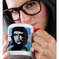 thumbnail image 2 of 3dRose, Argentina, Jujuy, Tilcara. Che Guevara mural - SA01 WBI0105 - Walter Bibikow, 15oz Two-Tone Red Mug, 2 of 7