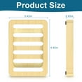thumbnail image 4 of Zacenei Soap Holder Soap Dish,2Pack Natural Wood Soap Holder Bar Soap Holder for Shower Bamboo Soap Dish Soap Tray Self Draining Soap Saver for Shower Bathroom Kitchen Home,Extend Soaps Life&Keep Dry, 4 of 7