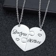 thumbnail image 5 of AkoaDa Mother Daughter Heart Charm Necklace, Stainless Steel, 5 of 6