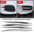 thumbnail image 4 of 4 Pcs Car Front Fog Lamp Cover Trim Decoration Strip for Mercedes Benz E Class W213, 4 of 5