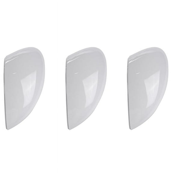 3Pcs Right White Rearview Side Mirror Replacement Cover Cap Case for for Fiesta 2008-2017