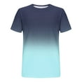 thumbnail image 3 of Aofany T-Shirts For Men Men's Tshirts Men Gradient Crew Neck Short Sleeve Summer Casual Tees Tops Mens T Shirt, 3 of 4