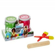 RoseArt Sidewalk Chalk Paint 2-Pack, Groovy Green/Patty Cake Pink