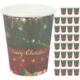 thumbnail image 4 of 32 Uds. Vasos de papel con temática navideña, vasos para bebidas navideñas, vasos de papel para helado, 4 of 8