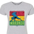 thumbnail image 3 of Marvel Black Panther - King Of Wakanda - Juniors Fitted Graphic T-Shirt, 3 of 5