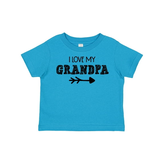 Inktastic I Love My Grandpa with Arrow Boys or Girls Toddler T-Shirt