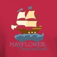 thumbnail image 3 of CafePress - Mayflower Descendant T Shirt - Men's Classic Graphic Cotton T-Shirt, 3 of 4