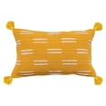thumbnail image 1 of GUOOL Bohème Doux Housse d'Oreiller Touffeté Pompons Élégance Texturé Jeter Oreiller Jaune Rectangle, 1 of 8