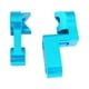 thumbnail image 4 of Bewildely Servo protector de dirección de alta precisión de aleación de aluminio completo para 1/18 HIMOTO E18XB E18XBL E18DB E18DBL E18MT Kits de construcción modelo Azul, 4 of 6