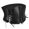 thumbnail image 3 of Carpeta abdominal Moda Diseño clásico de cremallera Tamaño ajustable Cinturón de corsé de tela elástica, 3 of 8