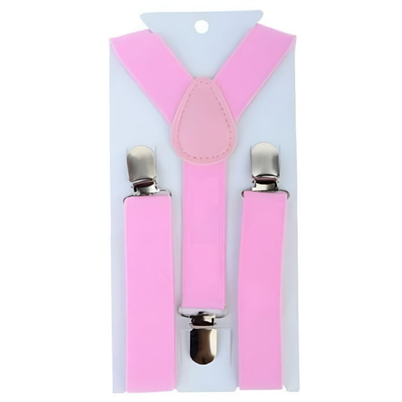 TELOLY Adjustable Suspenders for Kids, Boys and Girls, Toddler, Baby - Elastic Y-Back Design with Strong Metal Clips Fashion Child Elastic Suspenders