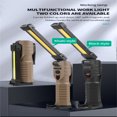thumbnail image 1 of QINXIN Cob Folding Work Light Double-sided Strong Light Emergency Flashlight Inspection Lamp With Strong Magnets, 1 of 7