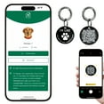 thumbnail image 1 of QR Code Smart Dog Tag con Perfil de Mascota Personalizado y Alerta de Ubicación: Nombre de Gato Personalizado de Acero Inoxidable Tags, 1 of 7