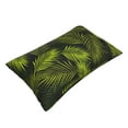 thumbnail image 3 of Balery Tropical Palm Leaves Fern Leaf Bedding Queen Pillow Cases - Envelope Closure - Soft Brushed Microfiber Fabric - Shrinkage and Fade Resistant Pillow Cases-16"x24", 3 of 9