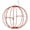 Clear, variant on Kurt Adler 8-Inch Red LED Foldable Metal Sphere