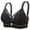 Black, variant on Jsaierl Womens Lace Bras Plus Size Lift T-shirt Bras Seamless Sexy Bralettes Stretch Daily Full Figure Bras