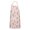 Princess and Fairy, variant on Princess and Fairy Pink Pattern Apron for Women with Pockets, Cotton Linen Waterproof Adjustable Apron for Kitchen Cooking Gardening BBQ Salon 33"x27"