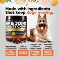 thumbnail image 3 of Pup Choice Hip & Joint Glucosamine Chews for Dogs with Chondroitin, Collagen & Turmeric – Mobility & Joint Support, Beef Flavor Soft Chews, 140 Count, 3 of 10
