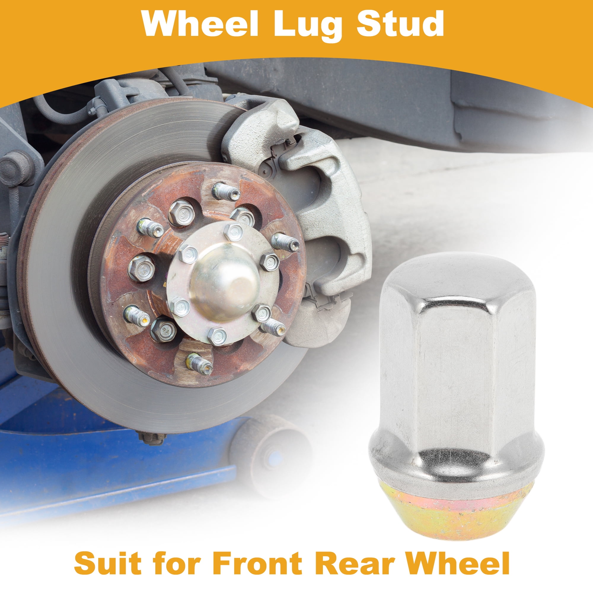 Unique Bargains M14x1.5 Wheel Lug Stud Set for GMC for Sierra 1500 2000-2021 Alloy Steel