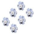 thumbnail image 3 of 25 chips LED de 5 V, 200 LM, 1 W, de alta potencia, para lámparas de bricolaje, luz verde, 520-525 NM, 3 of 14