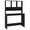 Black, variant on vidaXL Desk Computer Desk Home Office Desk with Bookshelves Engineered Wood