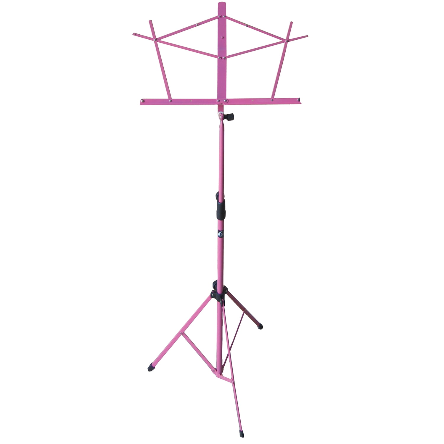 Hamilton Dlx Folding Music Stand w/Bag Pink