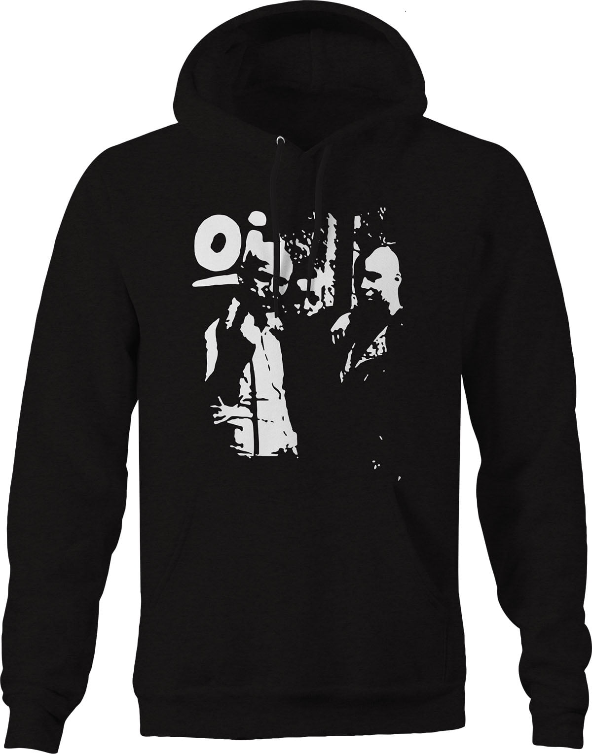 Oi! Punk Rock Sweatshirt for Men Small Black