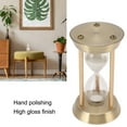 thumbnail image 2 of Metal Hourglass Sand Timer Decorative Vintage High Glossy Sand Replaceable Sandglass Clock, 2 of 5