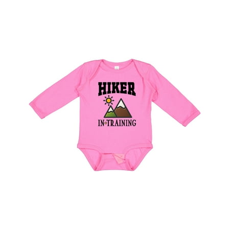 

Inktastic Future Hiker in Training Gift Baby Boy or Baby Girl Long Sleeve Bodysuit