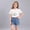 White, variant on Rvasteizo Girls Outfit Set Print Bow Short Sleeve Top Denim Short Pant With Pocket Toddler Summer Set for 0-6 Years