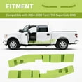 thumbnail image 3 of KOJEM Right & Left Full Center Frame Rail Rust Repair Kit Compatible with 2004-2008 Ford F150 SuperCab 4WD 2.5 Doors 5.5' & 6.5' Bed Frame Repair Powder Coated Steel Green, 3 of 9