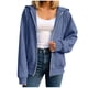 thumbnail image 2 of Neewe Hoodies Shirts for Women Early Fall Long Sleeve Tops Plain Outfits Tops Fashion Full Zip Tees 2025, 2 of 7