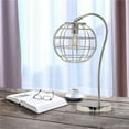thumbnail image 1 of All the Rages LHT-5061-CH Lalia Lampe de Table Cage en Métal Arquée Chrome, 1 of 4