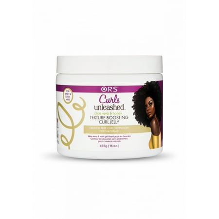 ORS Curls Unleashed Aloe Vera and Honey Texture Boosting Curl Jelly Packet, (1.75 oz)