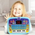 thumbnail image 1 of Baby Tablet Toy Creative Kids Tablet Toy with LED Screen Toddler Learning Pad with 8 Functions Interactive Toys Early Development Toy for Toddler Boys Girls Over 3+ Years Old, 1 of 11