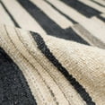 thumbnail image 5 of Hauteloom James Wool Living Room, Bedroom Area Rug - Southwestern - Black White - 8' x 10', 5 of 6