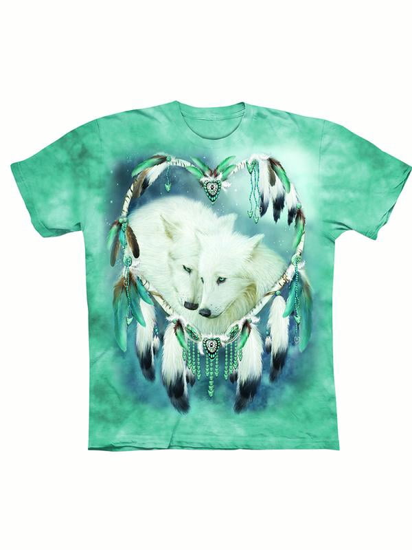 Wolf Dreamcatcher T-shirt - Walmart.com