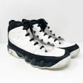thumbnail image 2 of Ni - ke Ni - ke Boys Air Jordan 9 302359-140 White Basketball Shoes Sneakers Size 7Y, 2 of 5