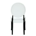 thumbnail image 3 of Modern Contemporary Kitchen Dining Side Chair White, 3 of 4