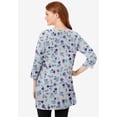 thumbnail image 2 of Woman Within Plus Size Perfect Printed Three-Quarter-Sleeve Scoopneck Tunic, 2 of 6
