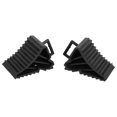 thumbnail image 5 of 2Pcs Antislip Vehicle Car Truck Wheel Tire Chock Stop Block Black, 5 of 8