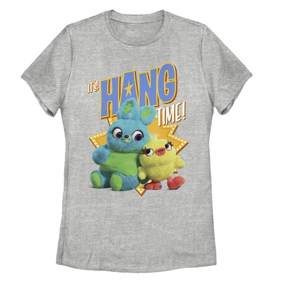 Women's Toy Story Ducky & Bunny Hang Time Graphic Tee Athletic Heather X Large