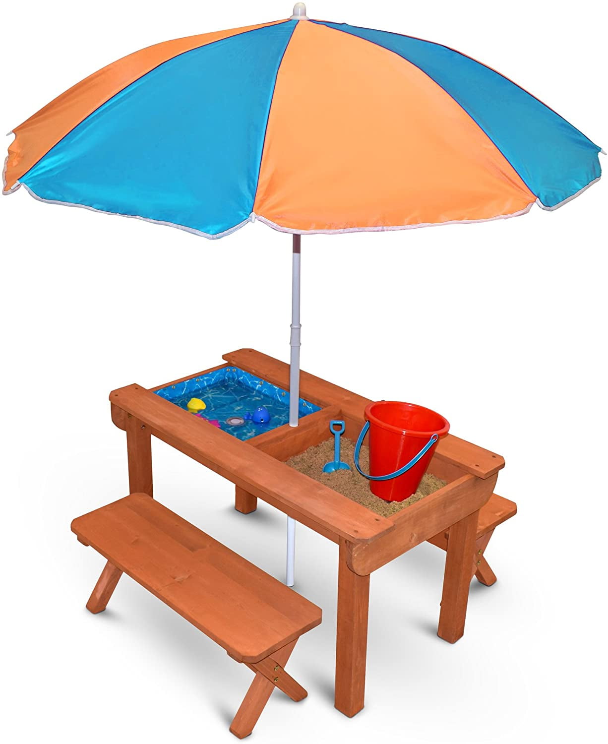 kids sand and water table