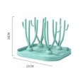 thumbnail image 3 of Árbol escurridor de biberones rosa, Secador de biberones plegable Speyang, Escurridor de biberones, Árbol plegable para biberones, Estante para secar biberones, Escurridor de biberones, 3 of 5
