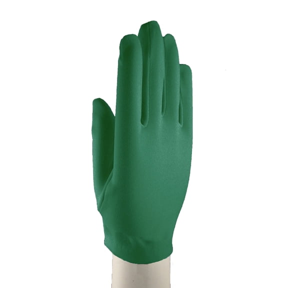 Green Womens Wrist Length Dress Gloves - Dress Up, Church, Formal